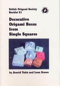 Decorative Origami Boxes from Single Squares : page 17.