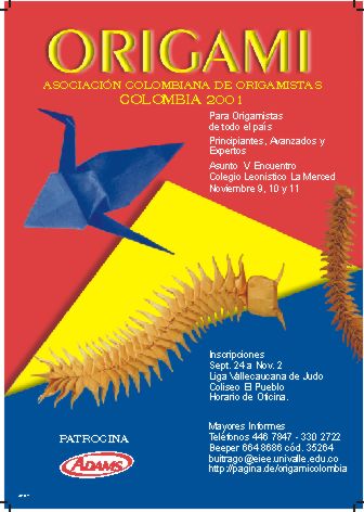 Origami Colombia 2001