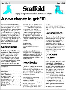 Scaffold Vol 1, Issue 5 (E-book)