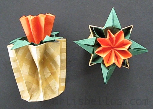 Kusudama Flower and Pot