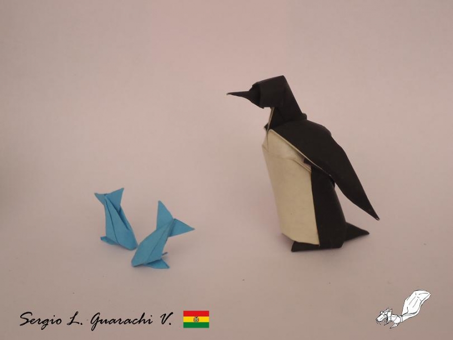 My bottle pinguins