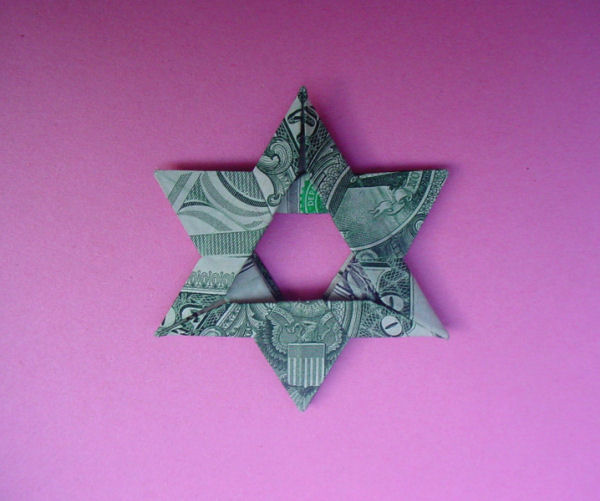 Star of David Money Fold